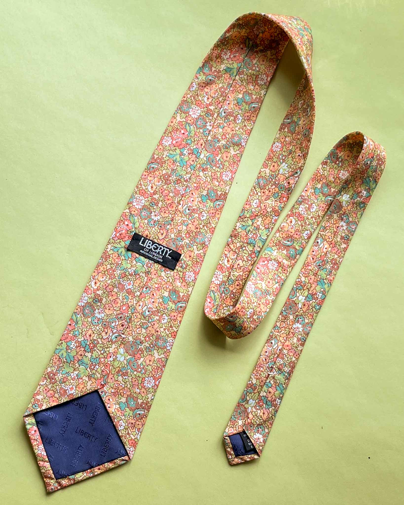 Liberty Of London Floral Cotton Tie