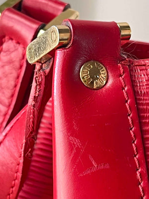 2005 Louis Vuitton Red Epi Mandara