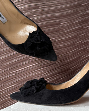 Manolo Blahnik Camelia Heels | 9