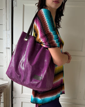 00s Marni Purple Leather Bag