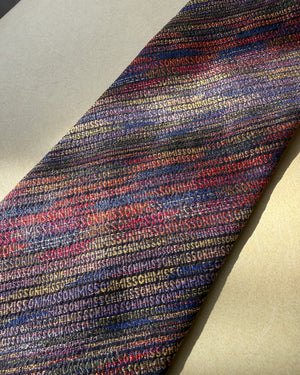 Missoni Rainbow Logo Silk Tie