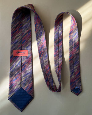 Missoni Rainbow Logo Silk Tie