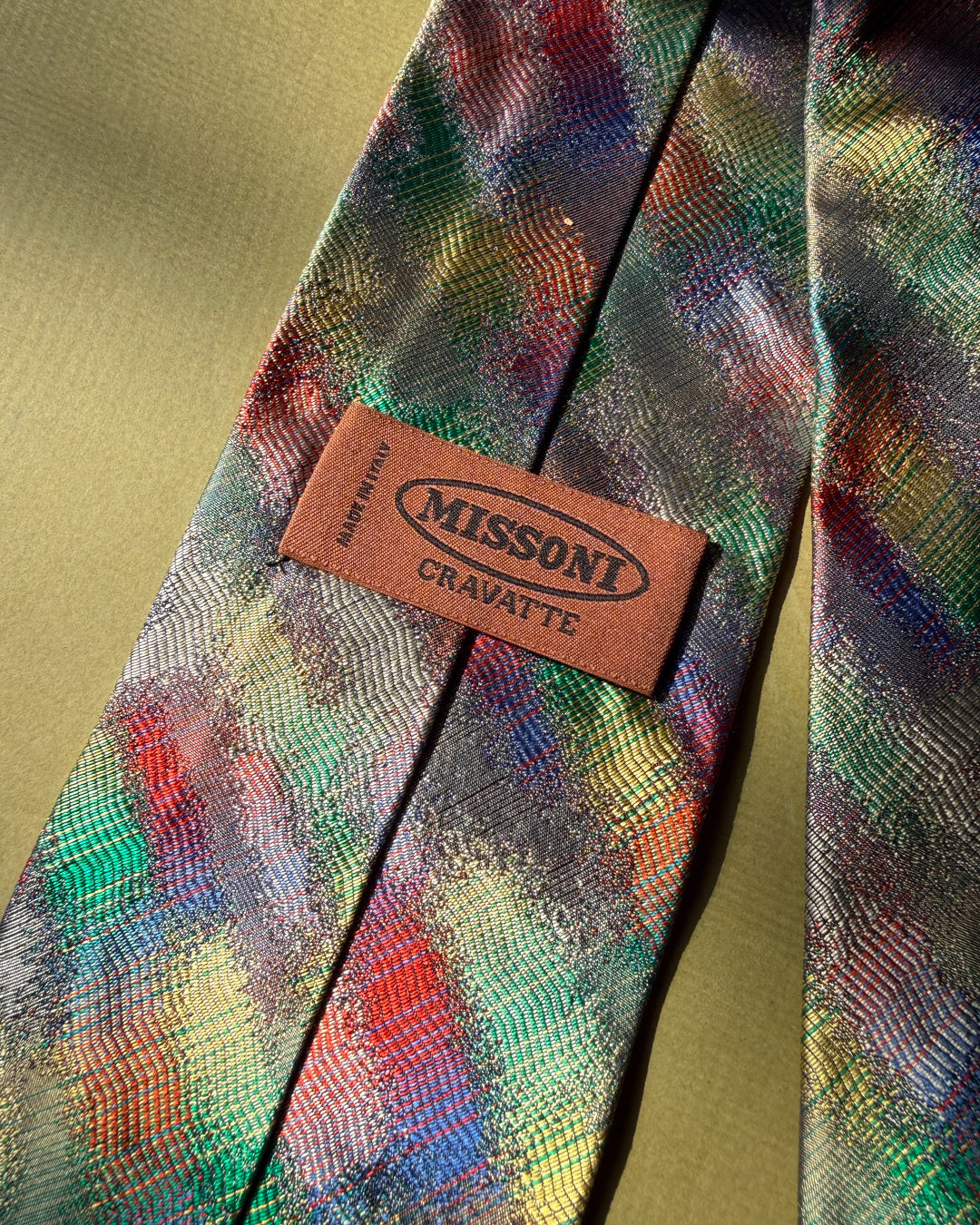 Missoni Rainbow Silk Tie