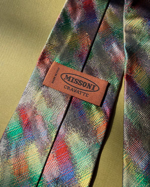 Missoni Rainbow Silk Tie