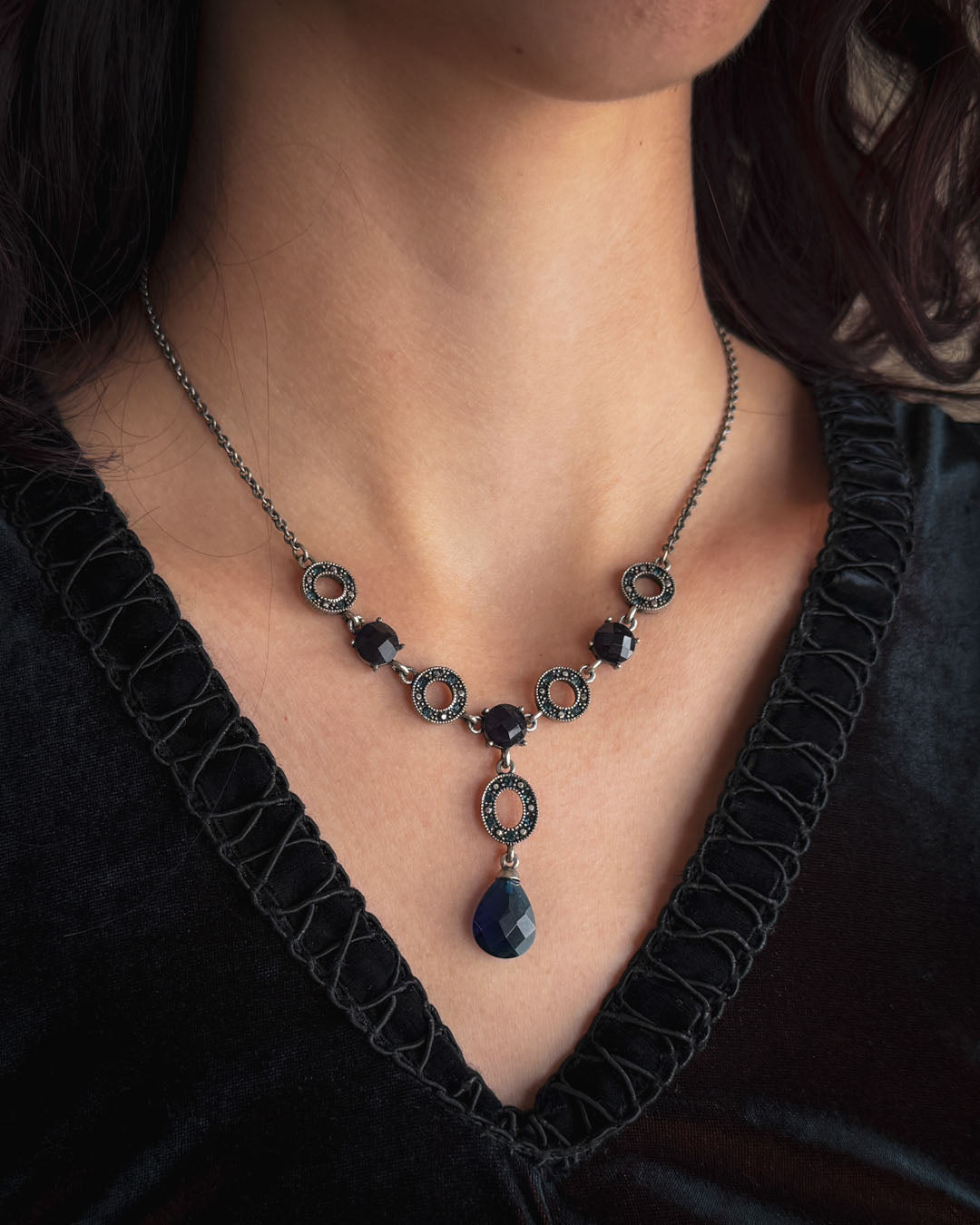 Nina Ricci Midnight Blue Necklace