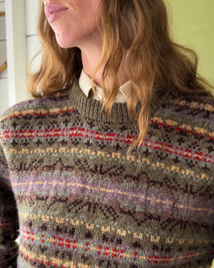Ralph Lauren Sage Fair Isle Sweater | L