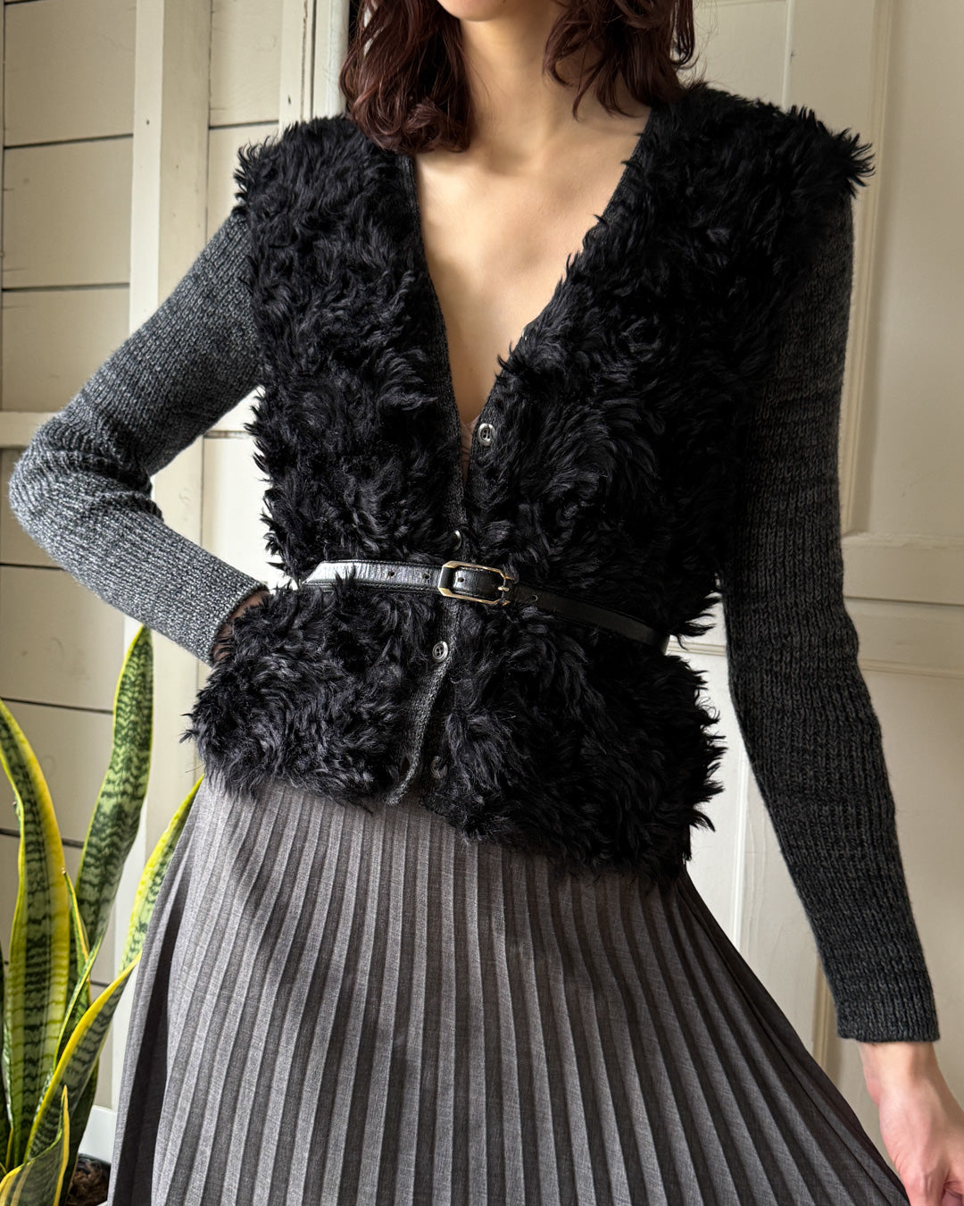 FW07 Prada Mohair Cardigan | S-M - Lucky Vintage