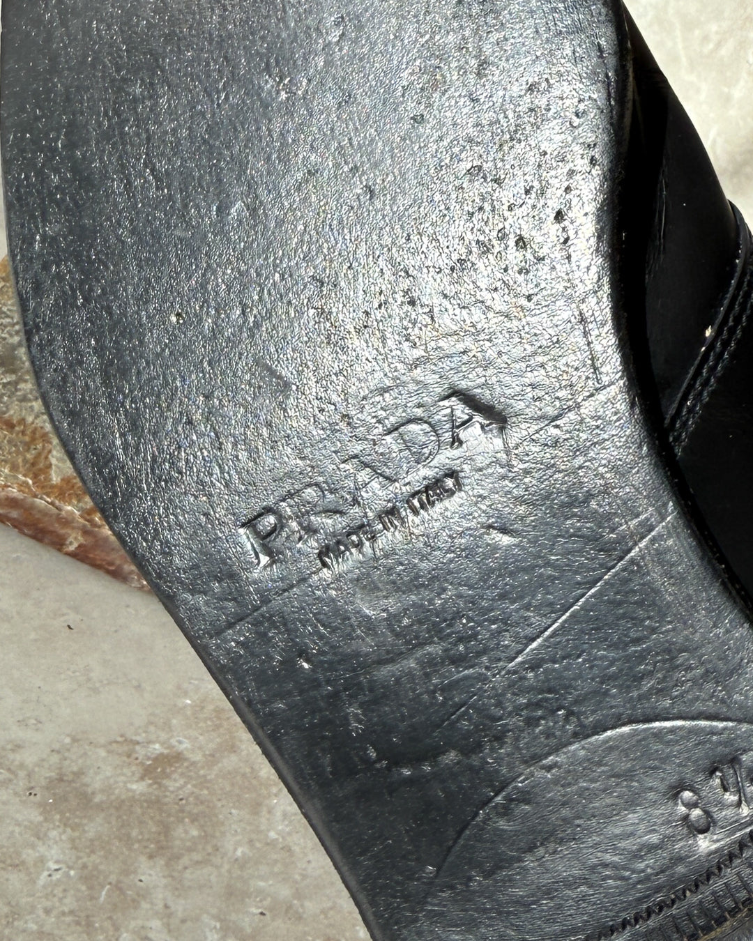 Prada Square Toe Oxfords | 8.5