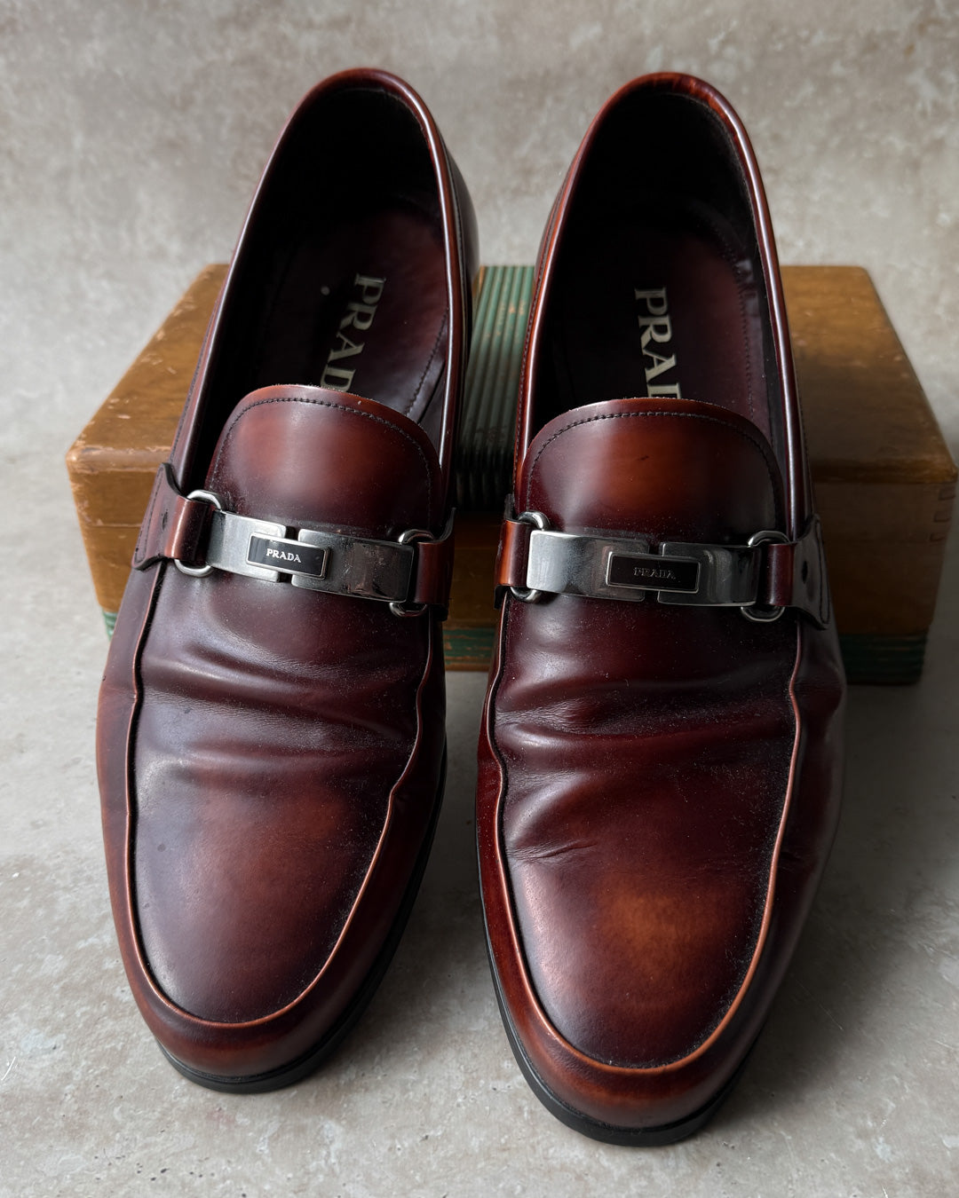 Prada Leather Loafers | 10.5
