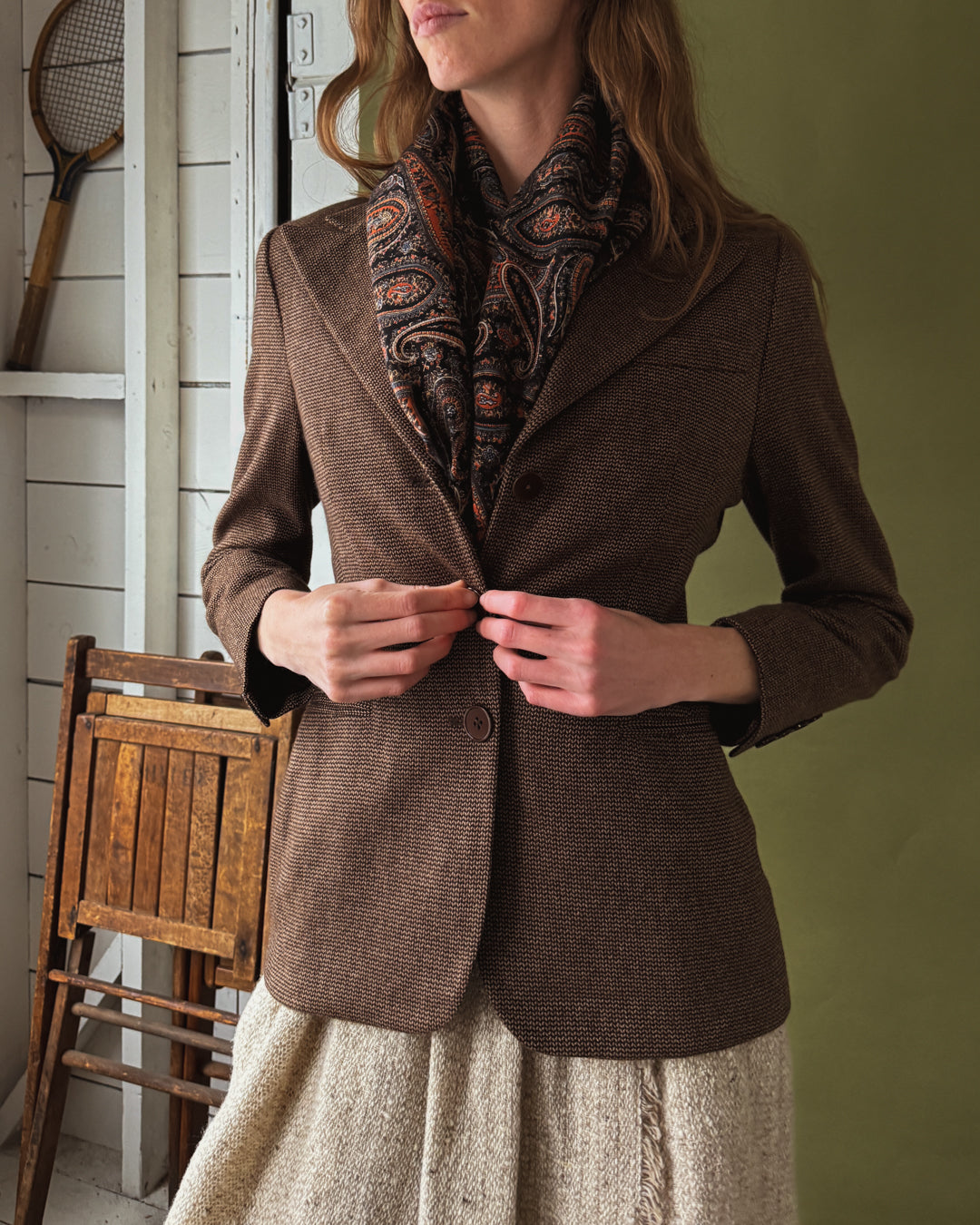 Ralph Lauren Purple Label Cashmere Blazer | M