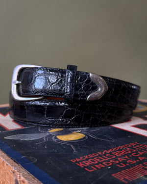 90s Ralph Lauren Sterling Alligator Belt