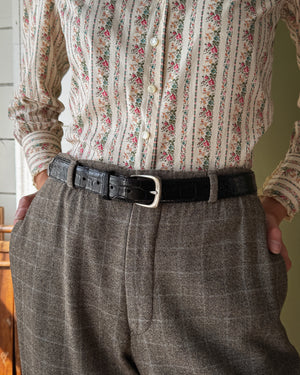 90s Ralph Lauren Sterling Alligator Belt