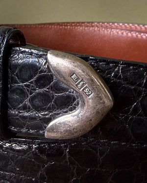 90s Ralph Lauren Sterling Alligator Belt