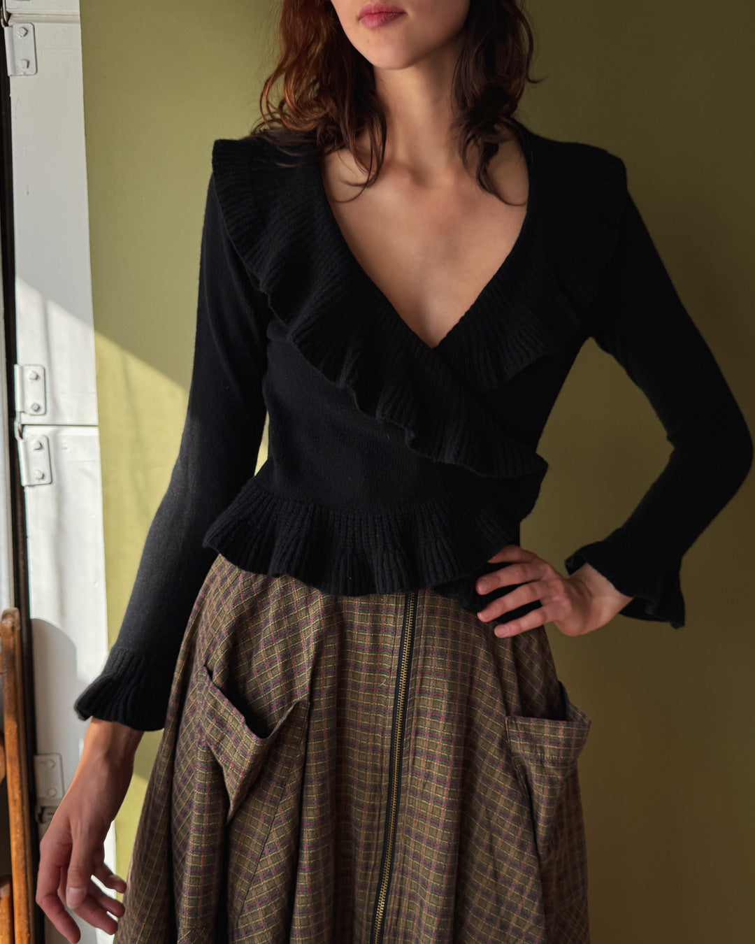 00s Ralph Lauren Wrap Cardigan | XS