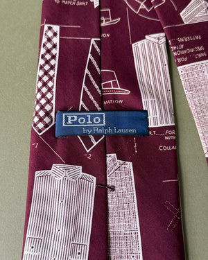 80s Ralph Lauren Silk Tie