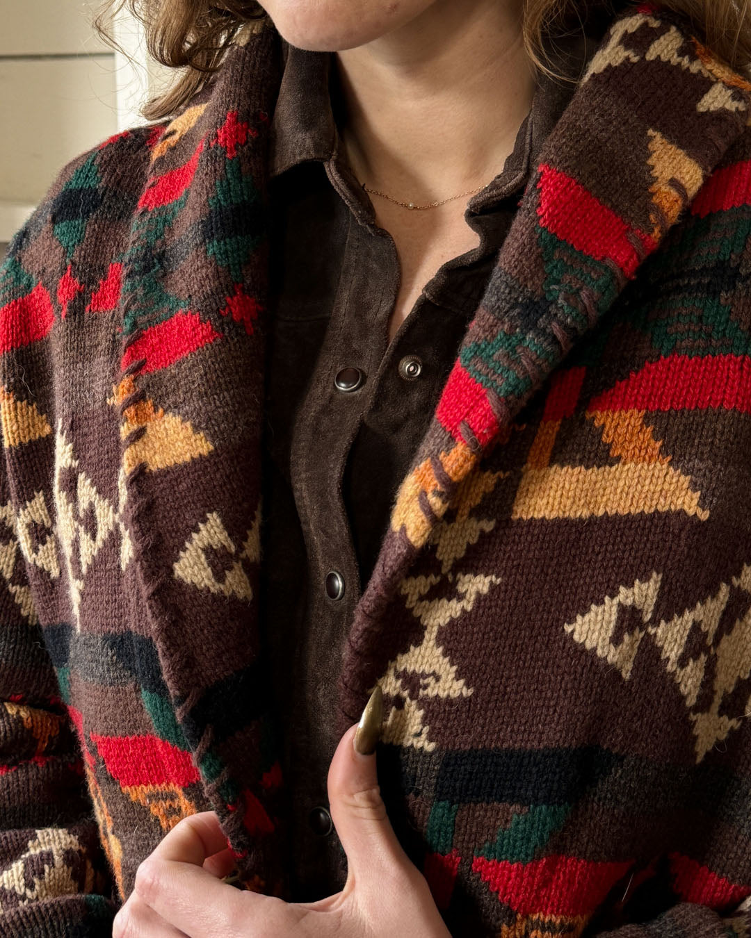 Ralph Lauren Hand Knit Ranch Sweater | M-L