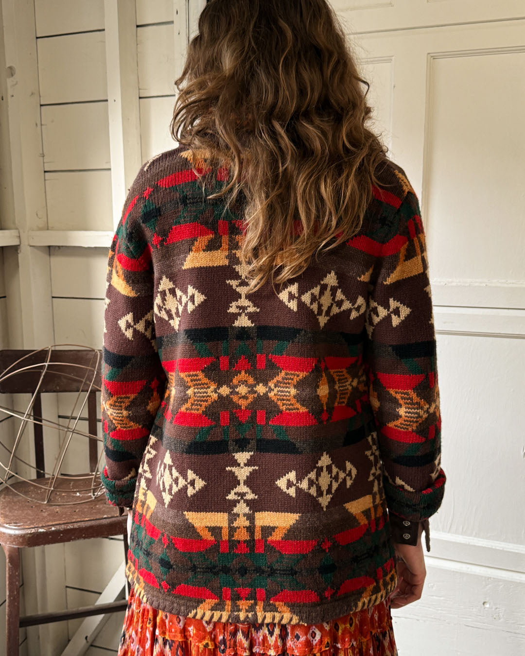 Ralph Lauren Hand Knit Ranch Sweater | M-L