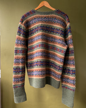Ralph Lauren Fair Isle Pocket Sweater | L