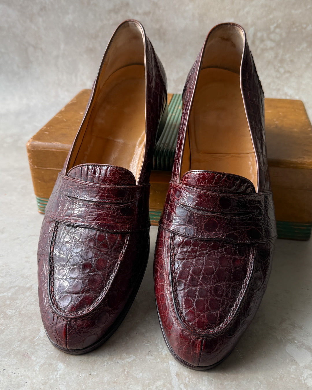Ralph Lauren Alligator Loafers | 10