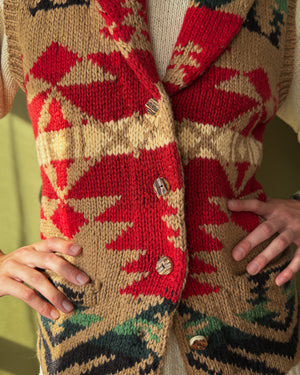 90s Ralph Lauren Wool Vest | M