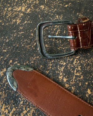 80s Ralph Lauren Sterling Alligator Belt
