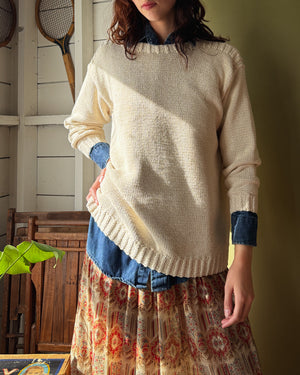 90s Ralph Lauren Hand Knit Sweater | M-L