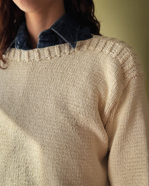 90s Ralph Lauren Hand Knit Sweater | M-L