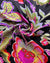 00s Ralph Lauren Silk Botanical Bird Scarf