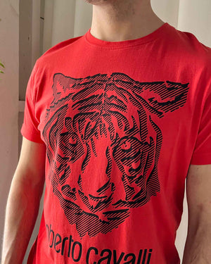 00s Roberto Cavalli Tiger T-Shirt