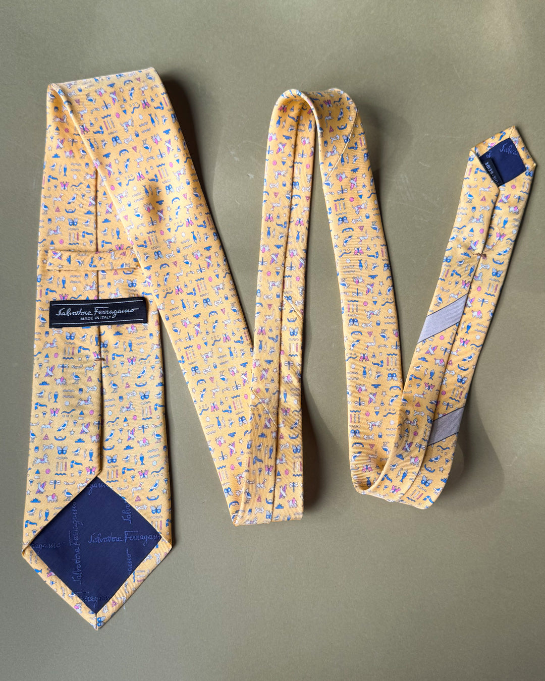 Ferragamo Animals Silk Tie