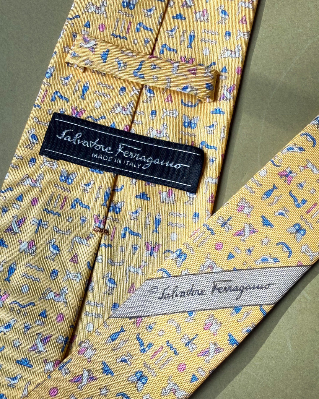 Ferragamo Animals Silk Tie