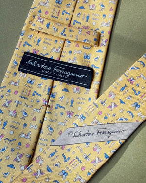 Ferragamo Animals Silk Tie