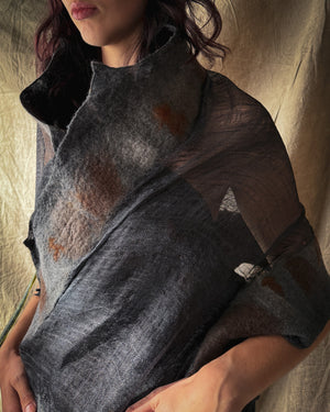 Schmitz Punkt Art to Wear Shawl