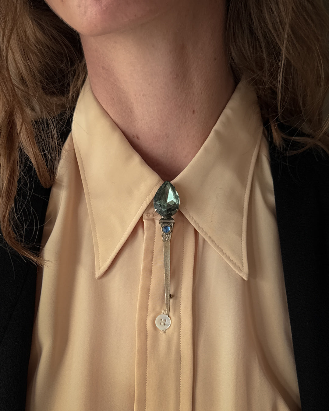 Crystal Sceptre Brooch