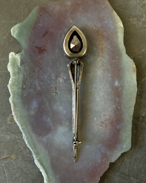 Crystal Sceptre Brooch