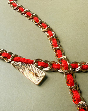 90s St John Chain Knit Belt