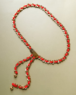 90s St John Chain Knit Belt