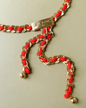90s St John Chain Knit Belt