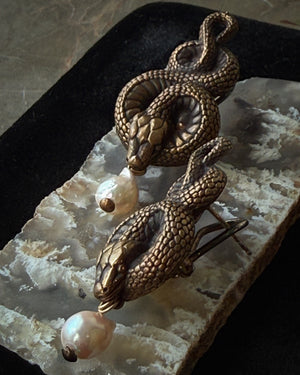 Stephen Dweck Snake Earrings