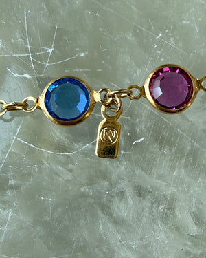Swarovski Bezel Crystal Necklace