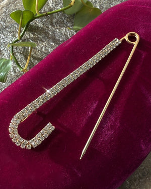 Swarovski Crystal Safety Pin