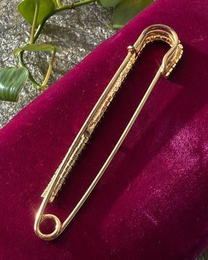 Swarovski Crystal Safety Pin