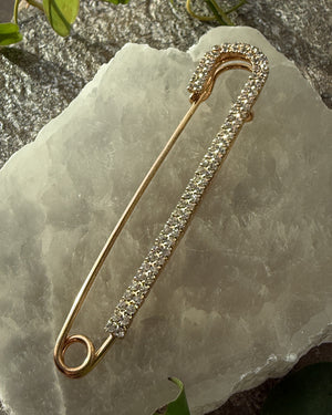Swarovski Crystal Safety Pin