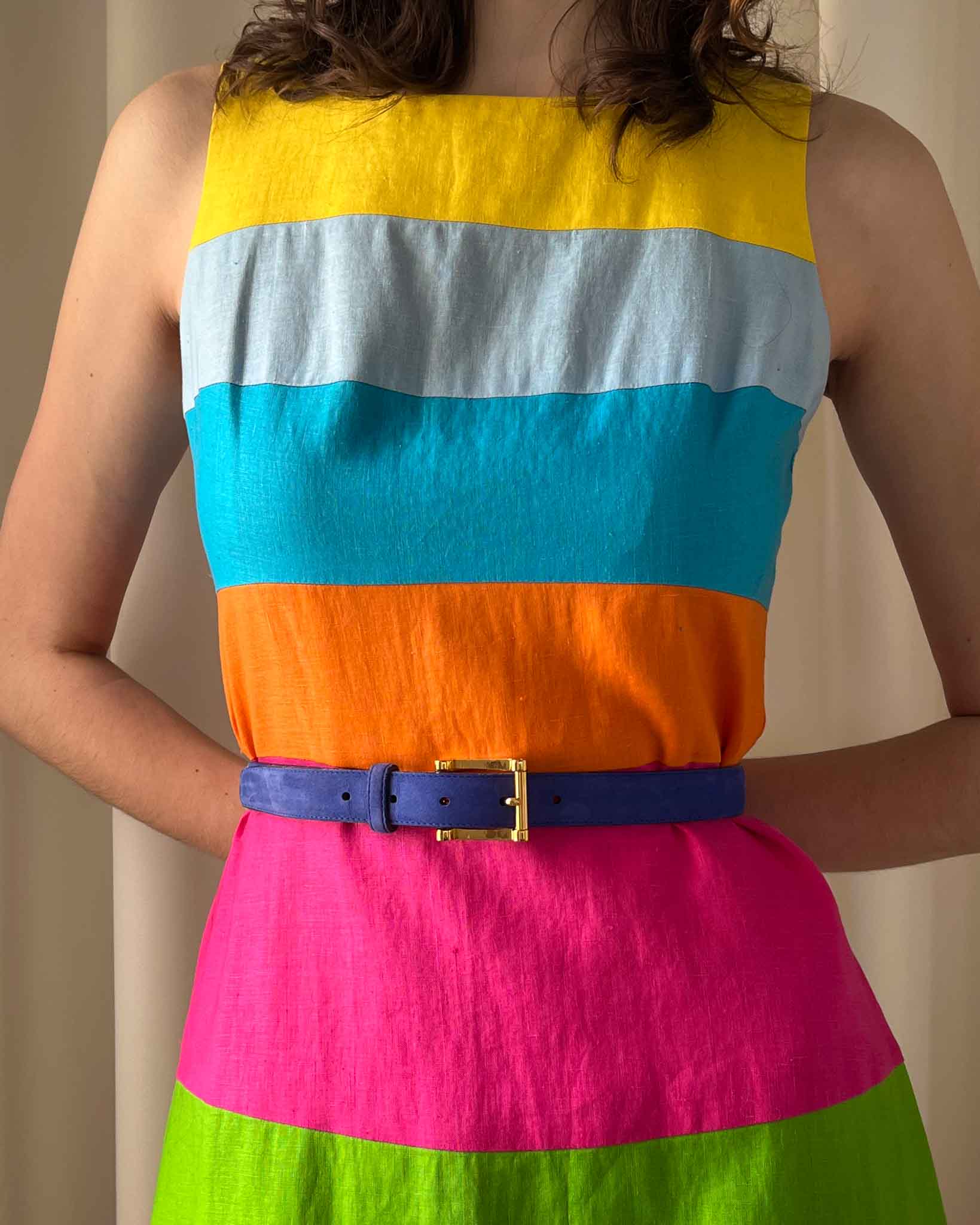90s Tiffany & Co Suede Belt | XS-M - Lucky Vintage display picture 1