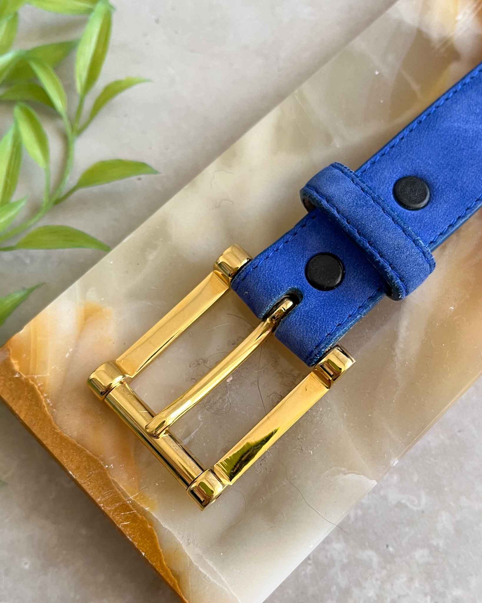 90s Tiffany & Co Suede Belt | XS-M