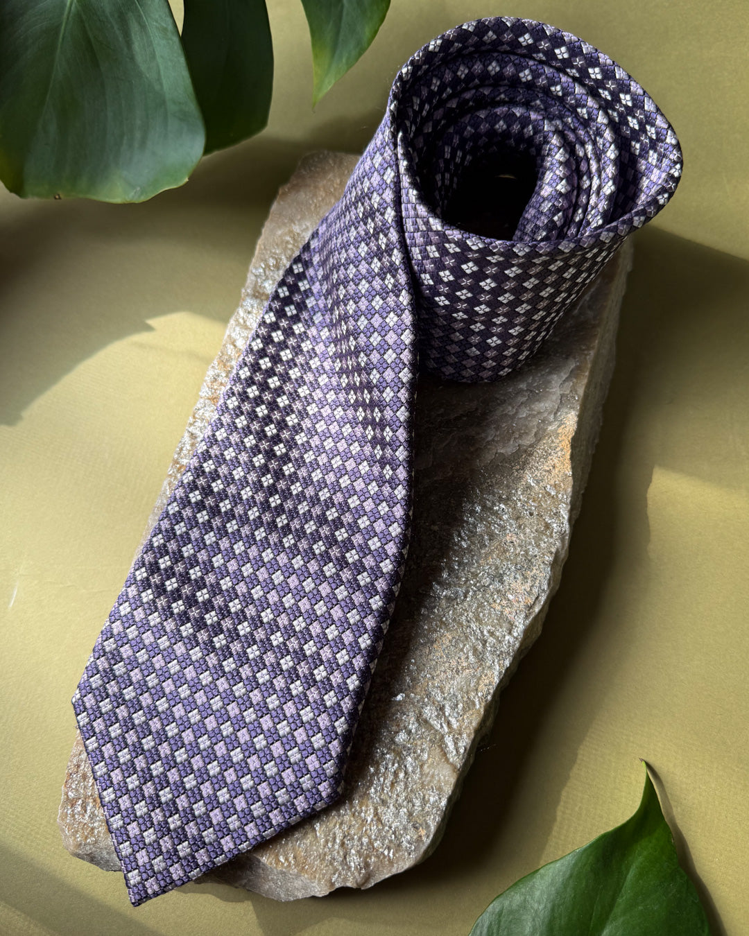 Tom Ford Checkered Silk Tie
