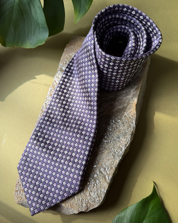 Tom Ford Checkered Silk Tie - Lucky Vintage