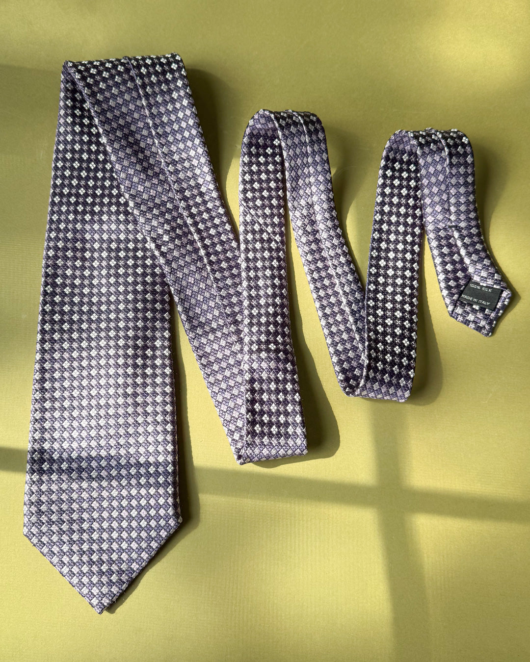 Tom Ford Checkered Silk Tie