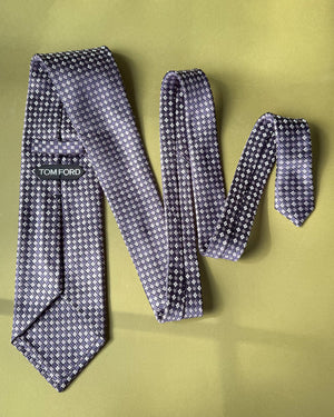 Tom Ford Checkered Silk Tie