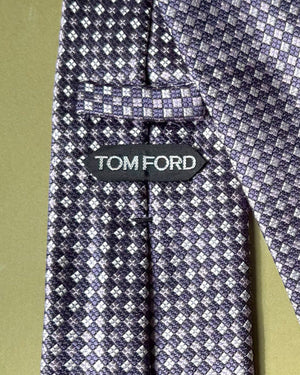 Tom Ford Checkered Silk Tie